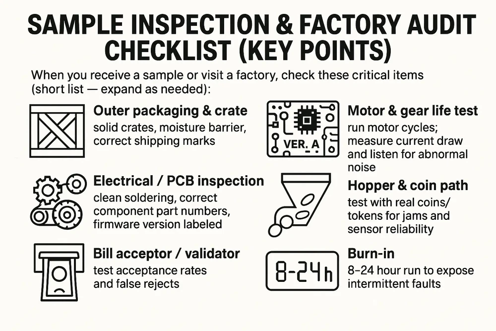 sample inspection checklist for gashapon machine sample sample inspection checklist for gashapon machine sample
