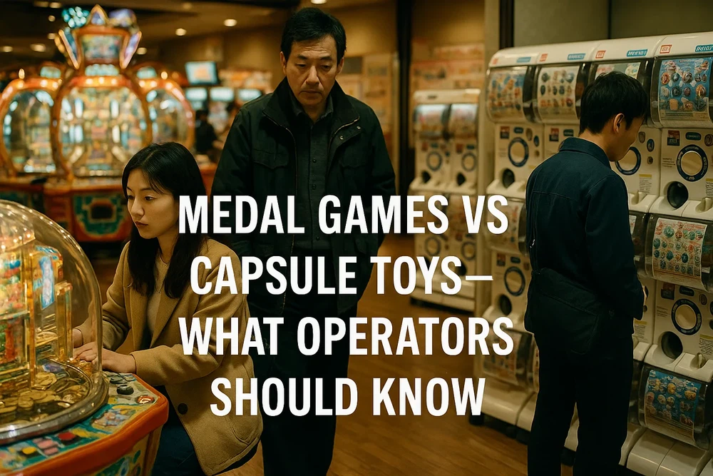 Medal games and capsule toys Medal games and capsule toys